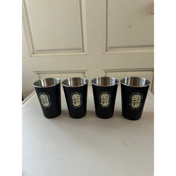 OluKai NWOT Set Of 4 Hawaiian Stainless Steel Hot Cold Stackable Tumblers Cups - Picture 2 of 5